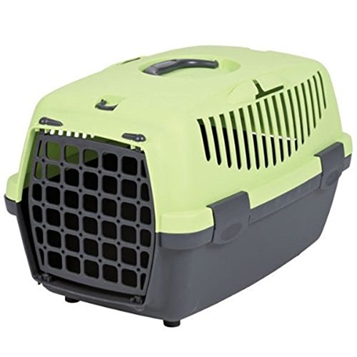 Trixie Transportbox Capri 1, XS: 32 × 31 × 48 cm, dunkelgrün/hellgrün