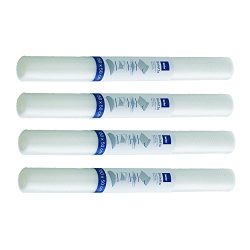 Kela 390166 Schubladenmatte, 4-teiliges Set, Zuschneidbar, Für Schubladen und Regale, 150 x 50 cm, Soletta, transparent
