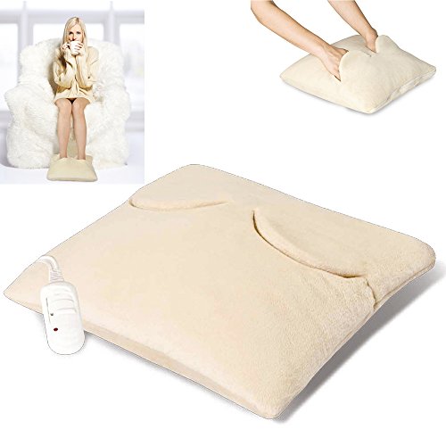 Grafner elektrischer Fußwärmer Handwärmer Wärmekissen Fusswärmer 38x38 cm