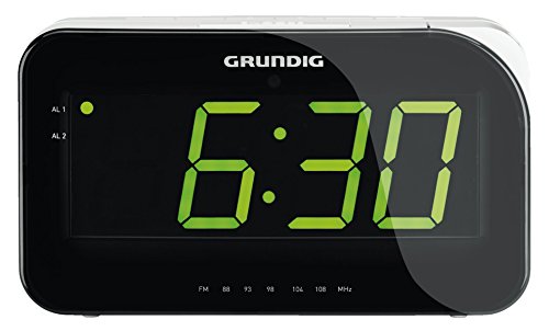 Grundig Sonoclock 490 Uhrenradio (LED-Display) schwarz/silber