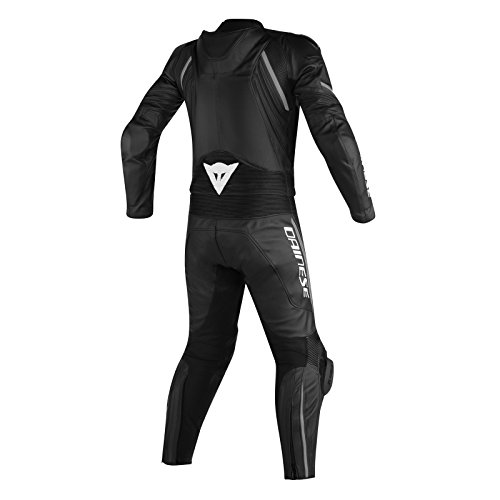 Dainese Lederkombi Avro D2 2 Pcs Short/Tall, schwarz/schwarz/anthracite, Größe 25