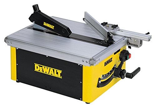 DeWalt Tischkreissäge DW745/ Leistungsstarke Säge mit Parallel- und Gehrungsanschlag für höchste Präzision / Tischkreissäge inkl. HM-Sägeblatt und Absaugreduzierung / 1850W