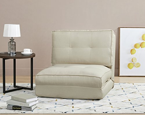 ARTDECO Schlafsessel Gästebett Jugendsessel Kindersessel Bettsessel Stoffbezug