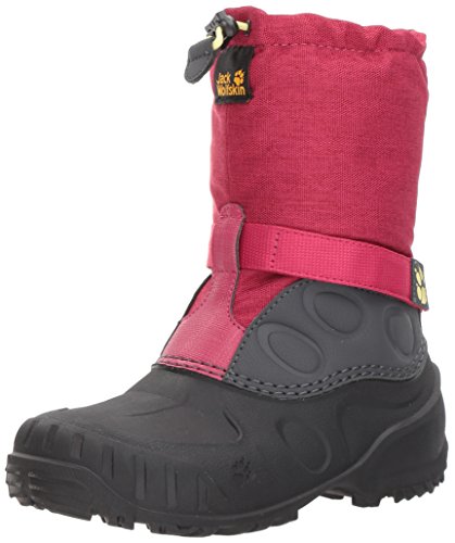 Jack Wolfskin Unisex-Kinder Iceland HIGH K Schneestiefel, Rot (Azalea Red 2081), 29 EU