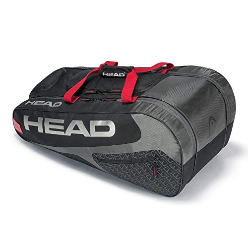 HEAD Unisex - Erwachsene Elite Allcourt Tennistasche, Black/red, Andere