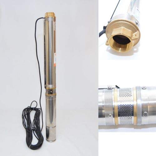 Tiefbrunnenpumpe Brunnenpumpe 4' 99 mm bis 4500 l/h 0,75kW 8,4 bar sandresistent