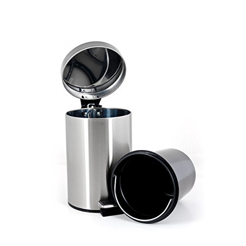 bremermann Treteimer, mit Absenk-Automatik, Anti-Fingerabdruck, 12 L, matt, 6803