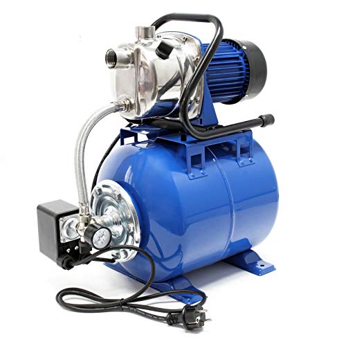 Hauswasserwerk 3600l/h 1200W Membrankessel 19l Druckschalter Gartenpumpe