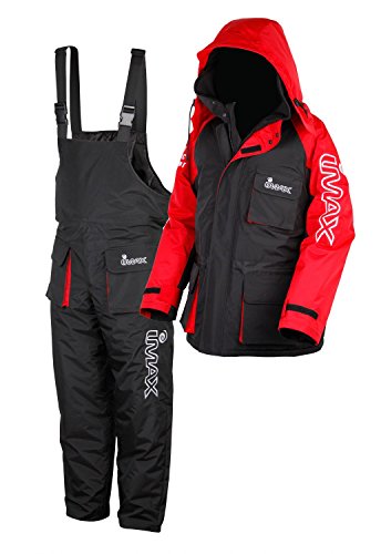 Imax Thermo Anzug Sea Fishing Clothing (2 teilig), Mehrfarbig (schwarz/rot), Gr. XL