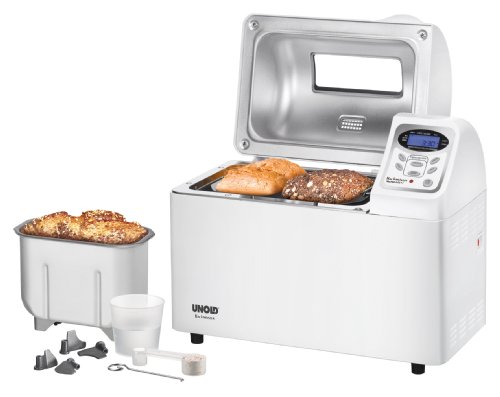 UNOLD Brotbackautomat Backmeister Extra, 700 W, 750-1800g Brotgewicht, Keramik-Beschichtung, 68511