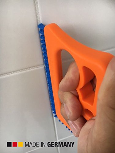 Fugenial 'Fuginator' Fugenbürste für Bad, Küche und Haushalt - Reinigt effektiv Fugenfliesen und entfernt Schimmel oberflächlich - Blau (Universal Reinigung)