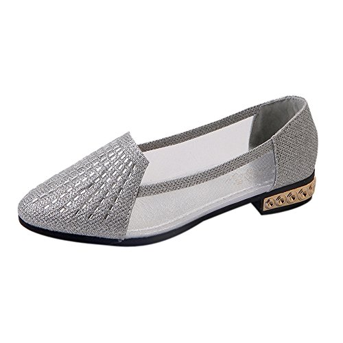 DIKHBJWQ Hausschuhe Damen Sommer Triathlonschuhe Volleyballschuhe Segelschuhe Slipper Mokassins