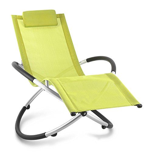 blumfeldt Chilly Billy ergonomische Relaxliege Liegestuhl Gartenstuhl Klappstuhl (Liege, 180 kg maximale Belastung, atmungsaktiv, witterungsbeständig, pflegeleicht, faltbar) rot