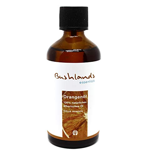 Bushlands essentials naturreines ätherisches Orangenöl (Citrus sinensis) 100ml - 100% naturreines, brasilianisches ätherisches Öl