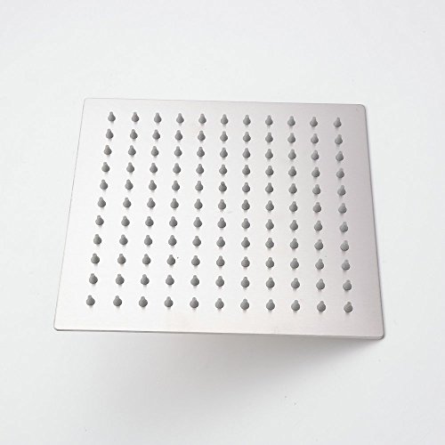 Hiendure 30cm Ultra dünn Rostfreier Stahl Regen Duschkopf Platz Duschkopf , Gebürstetes Nickel