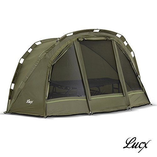 Lucx Puma Angelzelt/1 Man Bivvy/1 Mann Karpfenzelt/Carp Dome/Fishing Tent/Zelt/Wassersäule 10.000 mm, Campingzelt