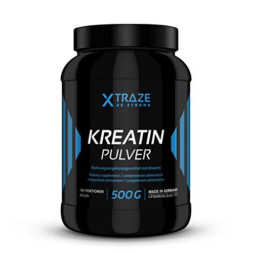 Kreatin Creatine Monohydrat Pulver 500g – vegan 100% rein Qualität aus Deutschland
