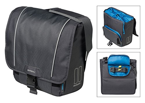 Basil Schultertasche Basil Sport Design Comm. m. Kordelverschluss 18 ltr graphit