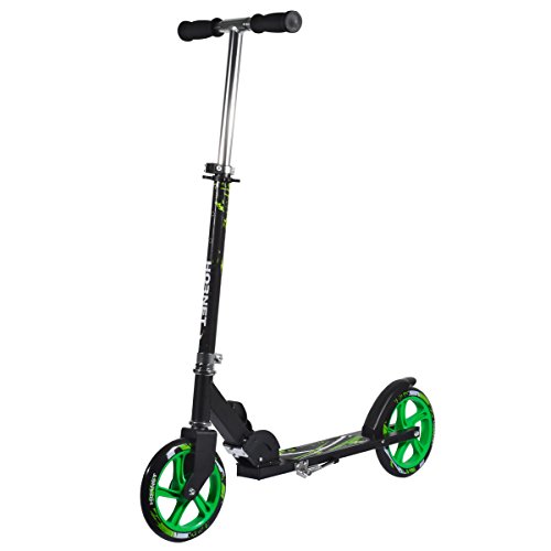 Hornet 14929 - Scooter Roller GS 205, Tret-Roller Big Wheel, neon-grün