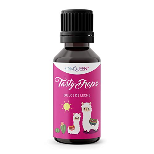 Flave drops | Flavour Drops zuckerfrei - LIMITED ALPAKA EDITION | Dulce de Leche/Milchkaramell | flüssig Süßstoff | GymQueen Flavdrops | Tasty Drops - 30ml
