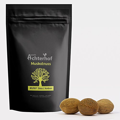 20 Muskatnüsse Premium Qualität natürlich vom-Achterhof Muskatnuss ganz