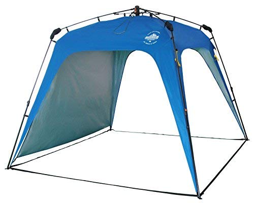 Lumaland Outdoor Pop Up Pavillon Gartenzelt Camping Partyzelt Zelt robust wasserdicht Blau