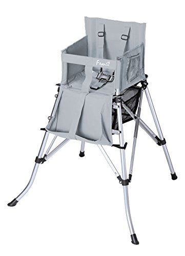 FemStar Faltbare Hochstuhl Fem One2Stay 2.0 mit 5-Punkt Sicherheitsgurt