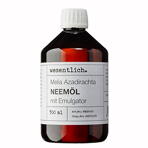 Neemöl mit Emulgator 500ml - fertig gemischt für sofortige Anwendung von wesentlich.