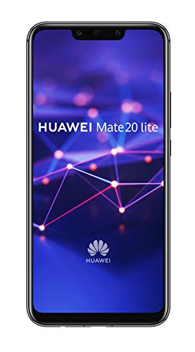 Huawei Mate 20 lite Dual-SIM Android 8.1 Smartphone mit Dual-Kamera, black (West European Version)
