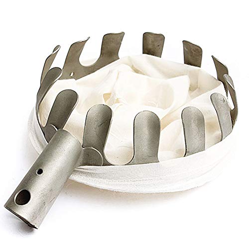Hemore Obstpicker Kopf Korb oder Obst Picking Tools Obst Catcher für Ernte Apfel Zitrus Birne Pfirsich Metall Obstpflücker Landwirtschaftsgartenzubehör Werkzeuge