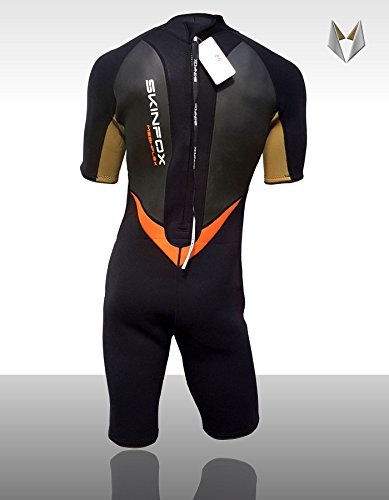 SKINFOX Leader II Neoprenanzug Shorty Herren Olive-orange Gr.XL(52) Surfanzug
