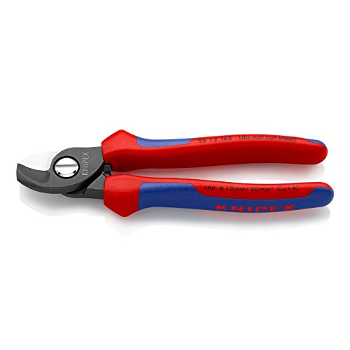 KNIPEX 95 12 165 Kabelschere für Cu- und Al-Kabel