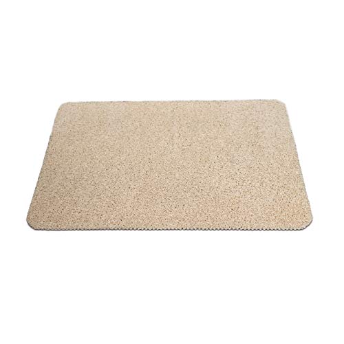 aktivshop Sicherheits-Duschmatte Badematte Rutschfest Creme 40 x 60 cm