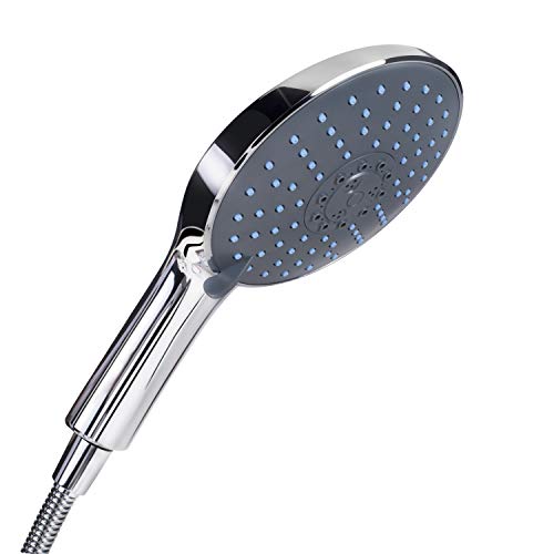 Duschkopf - FYLINA Handbrause mit Edelstahl Schlauch mit 7 Modi Dusche,Universal Duschbrause Chrom Und Einstellbarer Wasserdurchfluss