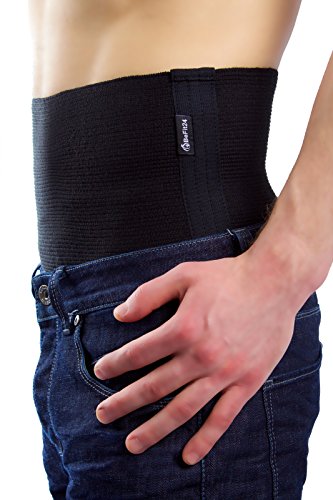 BeFit24 Elastischer Premium- Nierenwärmer für Damen und Herren – schützt die Muskulatur des unteren Rückenbereichs vor Verletzungen – Perfekter Rückenwärmer für Training, Fitness, Skifahren – Nierengurt - Back Support Belt - [ Size 5 ]