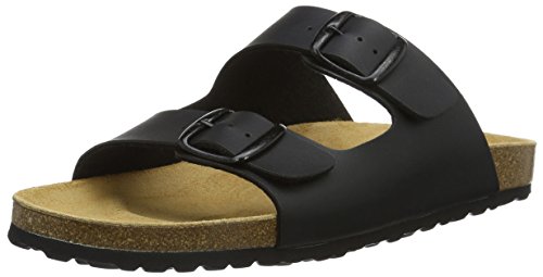 Lico BIOLINE MAN, Herren Flache Hausschuhe, Schwarz (SCHWARZ), 45 EU (11 Herren UK)