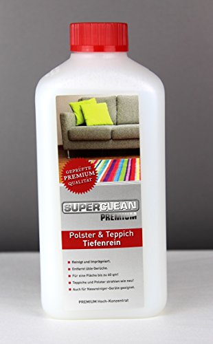 Spezial Flüssig Hochkonzentrat Polster & Teppich Tiefenrein für alle arten von Polstern, Teppichböden, Läufern, Autositzen und Autositzbezügen
