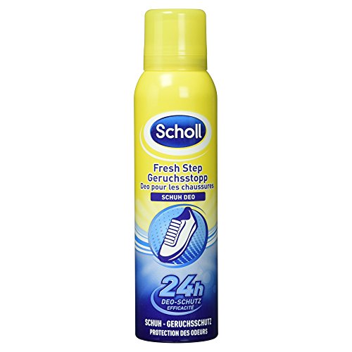 Scholl Fresh Step Geruchsstopp Schuh Deo, Schuhspray, Schuhdeo, frische Schuhe, 150 ml Spray