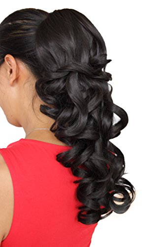PRETTYSHOP Haarteil Hair Piece Zopf Pferdeschwanz Voluminös ca.50cm Hitzebeständig div. Farben H202