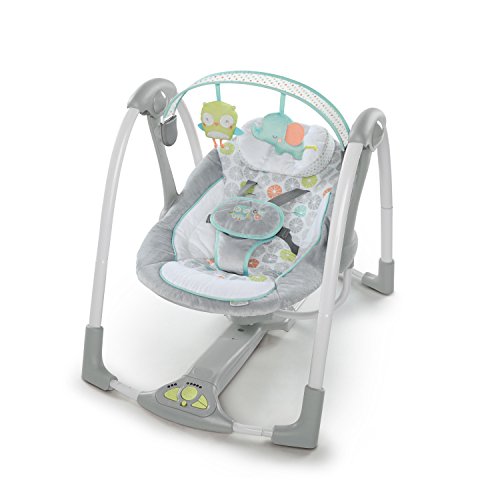 Ingenuity 10247 Swing and Go Portable Swing - Hugs & Hoots