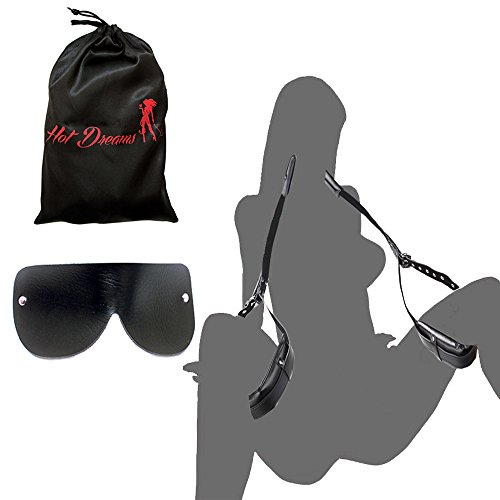 HOT DREAMS Beinspreizer Bondageset Inklusive Augenbinde, SM Fesselset Für Paare, Sexspielzeug Extrem BDSMS Fesseln