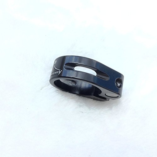super leicht Alu Fahrrad Sattelklemme saddle clamp 31,8 mm (Schwarz)