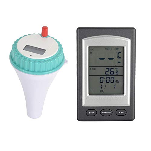 Houkiper Kabelloser Fernbedienung Schwimmendes Thermometer Schwimmbad Wasserdicht Hot Tub Teich Spa