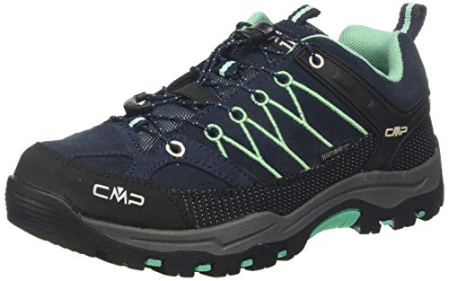 CMP Unisex-Erwachsene Rigel Low Trekking- & Wanderhalbschuhe, Blau (B.Blue-Aqua Mint 12nd), 34 EU