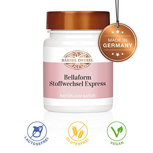 BÄRBEL DREXEL Stoffwechsel Anregen & Beschleunigen Bellaform, Stoffwechsel Aktiv, Stoffwechsel Express Kapseln (86 Stk) 100% Vegane Herstellung Deutschland Abnehmen Diät Fatburner