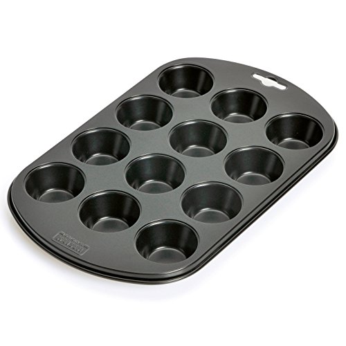 KAISER 12er Muffinform Standardgröße 38 x 27 x 3 cm Creativ sehr gute Antihaftbeschichtung kurze Backzeit für süße und herzhafte Rezepte