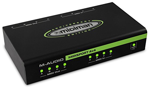 M-Audio Midisport 4X4 Anniversary Edition 4-in/4-out USB MIDI Interface