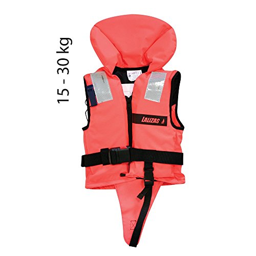 Lalizas Feststoff-Rettungsweste 100 N, CE ISO 12402-4-zertifiziert (1.2 Für Kinder - Gewicht 15-30 kg)