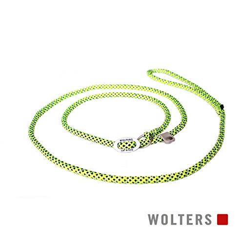 Wolters | Moxonleine Everest reflektierend in Schwarz/Graphit | L 180 cm x B 1,3 cm