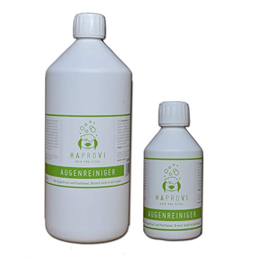 HAPROVI Augenreiniger für Hunde und Katzen mit Augentrost (Euphrasia) 250 ml